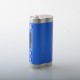 Rekavape Dani Mirco Style DNA60 60W VW Box Mod - Silver + Blue, 1~60W, 1 x 18650, Evolv DNA60 Chipset