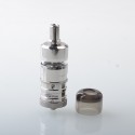 YFTK Ti Flash e-Vapor V4.5S+ Style RTA Rebuildable Tank Atomizer - Silver, Titanium + Glass, 4.5ml, 23mm Diameter
