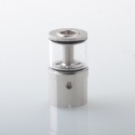 YFTK All in One Tank Cap 4.0ml for Flash e-Vapor V4.5S+ / V4.5 Style RTA - Silver, Upgrade Version