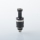 Monarchy Mobb MV Inverted Skull Style RBA Bridge for Billet / BB / Boro Tank - Black, 4 PCS Air Pin 1.0, 1.5, 2.5, 3.5mm