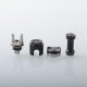 Monarchy Mobb MV Inverted Skull Style RBA Bridge for Billet / BB / Boro Tank - Black, 4 PCS Air Pin 1.0, 1.5, 2.5, 3.5mm