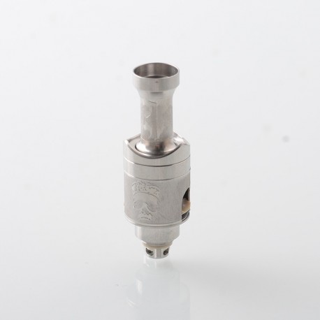 Monarchy Mobb MV Inverted Skull Style RBA Bridge for Billet / BB / Boro Tank - Silver, 4 PCS Air Pin 1.0, 1.5, 2.5, 3.5mm