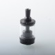 Vapor Giant VG Style MTL RTA Rebuildable Tank Atomizer - Black, 316SS + Glass / PC, 3.3ml, 23mm Diameter