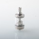 Vapor Giant VG Style MTL RTA Rebuildable Tank Atomizer - Silver, 316SS + Glass / PC, 3.3ml, 23mm Diameter