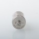 Vapor Giant VG Style MTL RTA Rebuildable Tank Atomizer - Silver, 316SS + Glass / PC, 3.3ml, 23mm Diameter