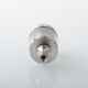 Vapor Giant VG Style MTL RTA Rebuildable Tank Atomizer - Silver, 316SS + Glass / PC, 3.3ml, 23mm Diameter