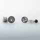Vapor Giant VG Style MTL RTA Rebuildable Tank Atomizer - Silver, 316SS + Glass / PC, 3.3ml, 23mm Diameter