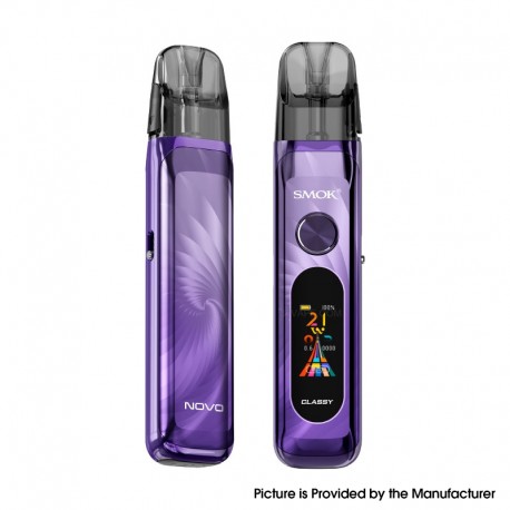 [Ships from Bonded Warehouse] Authentic SMOK Novo Classy 35W Pod System Kit - Light Lilac, 1350mAh, 3ml, 0.6ohm / 0.8ohm