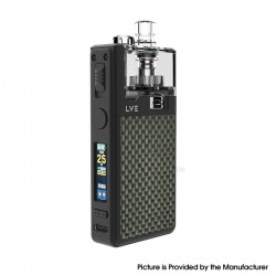 [Ships from Bonded Warehouse] Authentic LVE Orion II Pro 50W Pod Mod Kit RBA Only Kit - Black Textured Carbon, VW 5~50W, 1900mAh