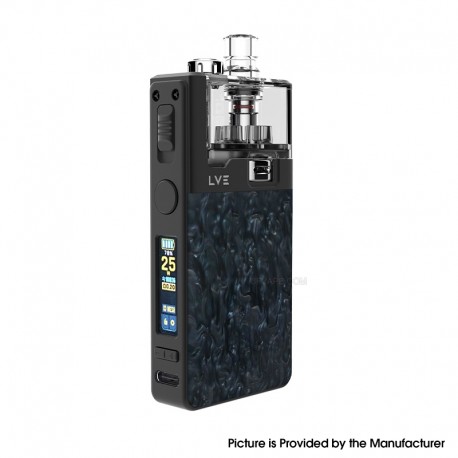 [Ships from Bonded Warehouse] Authentic LVE Orion II Pro 50W Pod Mod Kit RBA Only Kit - Black Dark Matter, VW 5~50W, 1900mAh
