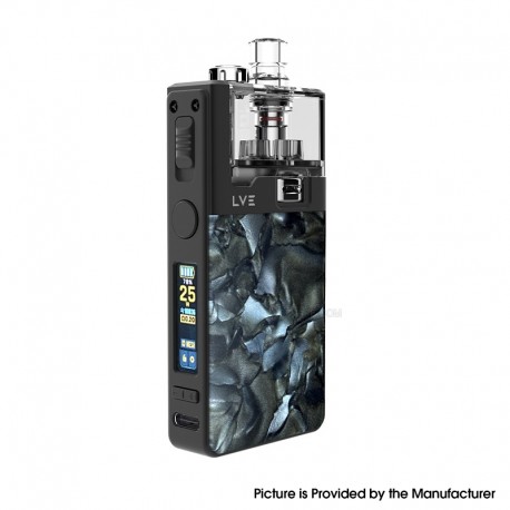 [Ships from Bonded Warehouse] Authentic LVE Orion II Pro 50W Pod Mod Kit RBA + Coil Kit - Black Anthracite, VW 5~50W, 1900mAh