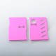 Authentic Rekavape ODB Replacement Front + Back Cover Panel Plate for dotMod dotAIO V2 Pod - Pink, Aluminum Alloy + Carbon Fiber