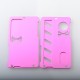 Authentic Rekavape ODB Replacement Front + Back Cover Panel Plate for dotMod dotAIO V2 Pod - Pink, Aluminum Alloy + Carbon Fiber