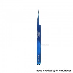 Authentic VETUS MCS-16-7B Isolation Straight Tweezers - Blue