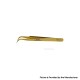 Authentic VETUS MCS-16-12B Lash Tweezers - Gold