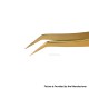 Authentic VETUS MCS-16-12B Lash Tweezers - Gold