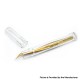 Authentic VETUS MCS-16-12B Lash Tweezers - Gold