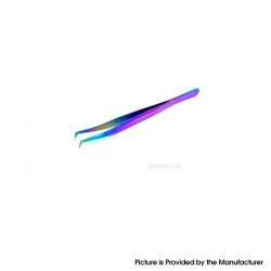 Authentic VETUS MCS-31B 90 Degree Tweezers - Rainbow