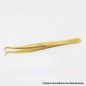 Authentic VETUS MCS-31B 90 Degree Tweezers - Gold