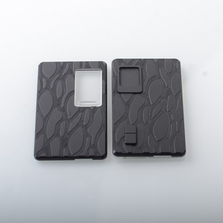 AuthenticMK MODS Engraved Front + Back Panels with Inner Plate for dotMod dotAIO V2 - Pattern B Black