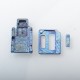 Authentic MK MODS Toxic Titanium Inner Set for BB / Billet - Light Blue, Square Button