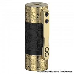 Authentic Thunder Cloud Hyperion V2 Mechanical Mod - Brass Engraved, 1 x 18650 / 21700