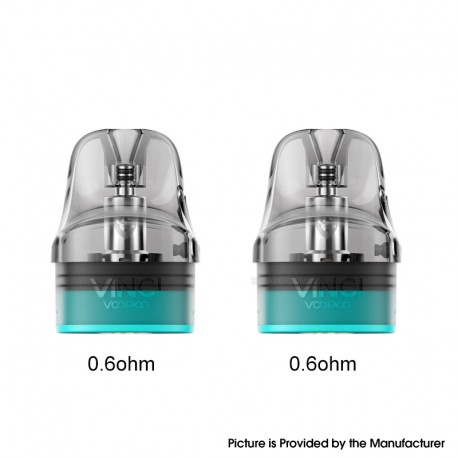[Ships from Bonded Warehouse] Authentic VOOPOO VINCI S Pod Cartridge for the VINCI E40 / E80 / E120 Kit - 0.6ohm, 4.5ml (2 PCS)