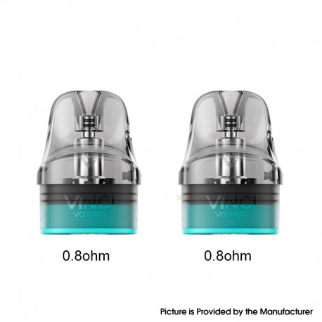 [Ships from Bonded Warehouse] Authentic VOOPOO VINCI S Pod Cartridge for the VINCI E40 / E80 / E120 Kit - 0.6ohm, 4.5ml (2 PCS)