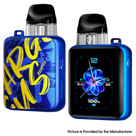 [Ships from Bonded Warehouse] Authentic VOOPOO Argus P3 30W Pod System Kit - Blue Leather, 1500mAh, 2ml, 0.4ohm / 0.7ohm