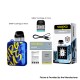 [Ships from Bonded Warehouse] Authentic VOOPOO Argus P3 30W Pod System Kit - Blue Leather, 1500mAh, 2ml, 0.4ohm / 0.7ohm