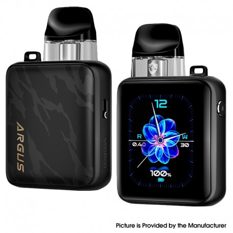 [Ships from Bonded Warehouse] Authentic VOOPOO Argus P3 30W Pod System Kit - Black Leather, 1500mAh, 2ml, 0.4ohm / 0.7ohm