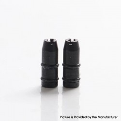 YFTK 316 Stainless Steel Wicks-DLC with O-rings for YFTK Flash e-Vapor V4.5S+ RTA - Black (2 PCS)