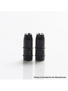 YFTK 316 Stainless Steel Wicks-DLC with O-rings for YFTK Flash e-Vapor V4.5S+ RTA - Black (2 PCS)