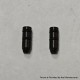YFTK 316 Stainless Steel Wicks-DLC with O-rings for YFTK Flash e-Vapor V4.5S+ RTA - Black (2 PCS)
