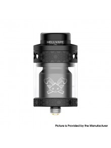 [Ships from Bonded Warehouse] Authentic Hellvape Dead Rabbit 4 RTA Tank Atomizer - Mattle Black, 3.5ml / 5.5ml, 26mm Diameter