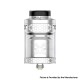 [Ships from Bonded Warehouse] Authentic Hellvape Dead Rabbit 4 RTA Tank Atomizer - Silver, 3.5ml / 5.5ml, 26mm Diameter