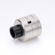 YFTK Haku Phenom Style RDA Rebuildable Dripping Atomizer w/ BF Pin - Silver, 316 Stainless Steel, 22mm Diameter