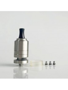 Rekavape Cocoon Style MTL RTA Rebuildable Tank Atomizer - Silver, 3.0ml, 2 x 0.9mm / 2 x 1.5mm Arip Pin, 22mm Diameter