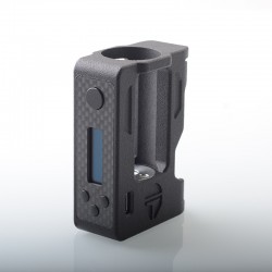 3D Print Black Knight Embedded Flash Home 80W Box Mod - Black, VW 5~80W, 1 x 18650