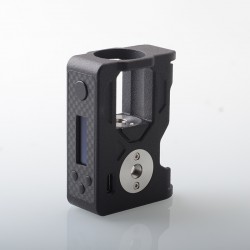 3D Print Black Knight Embedded + Coil Building Tap All in One 80W Box Mod - Black, VW 5~80W, 1 x 18650