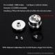YFTK Bottom Intake Base Deck V2 for FEV Flash e-Vapor V4.5 / V4.5S+ RTA Atomizer - Silver