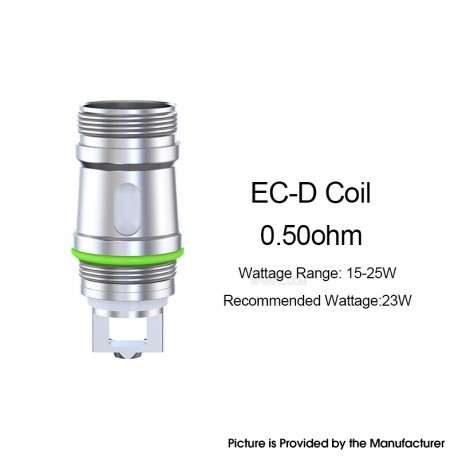 [Ships from Bonded Warehouse] Authentic Eleaf EC-D 0.5ohm Coil Heads for Atalantis Mega iStick X80, iStick XC100 Kit - (5 PCS)