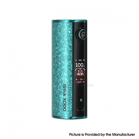 [Ships from Bonded Warehouse] Authentic Eleaf iStick XC100 100W VW Box Mod - Sky Blue, 1 x 18650 / 21700