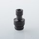 VWM Style 510 Drip Tip for RDA / RTA / RDTA Atomizer - Black, Stainless Steel