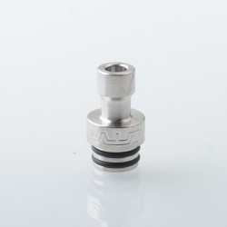 VWM Style 510 Drip Tip for RDA / RTA / RDTA Atomizer - Silver, Stainless Steel