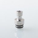 VWM Style 510 Drip Tip for RDA / RTA / RDTA Atomizer - Silver, Stainless Steel