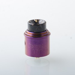 Apocalypse Gen 2 Style RDA Rebuildable Dripping Atomizer - Purple, Stainless Steel, BF Pin, 24mm Diameter