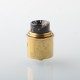 Apocalypse Gen 2 Style RDA Rebuildable Dripping Atomizer - Gold, Stainless Steel, BF Pin, 24mm Diameter