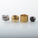 Apocalypse Gen 2 Style RDA Rebuildable Dripping Atomizer - Gold, Stainless Steel, BF Pin, 24mm Diameter