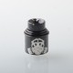 Apocalypse Gen 2 Style RDA Rebuildable Dripping Atomizer - Black, Stainless Steel, BF Pin, 24mm Diameter
